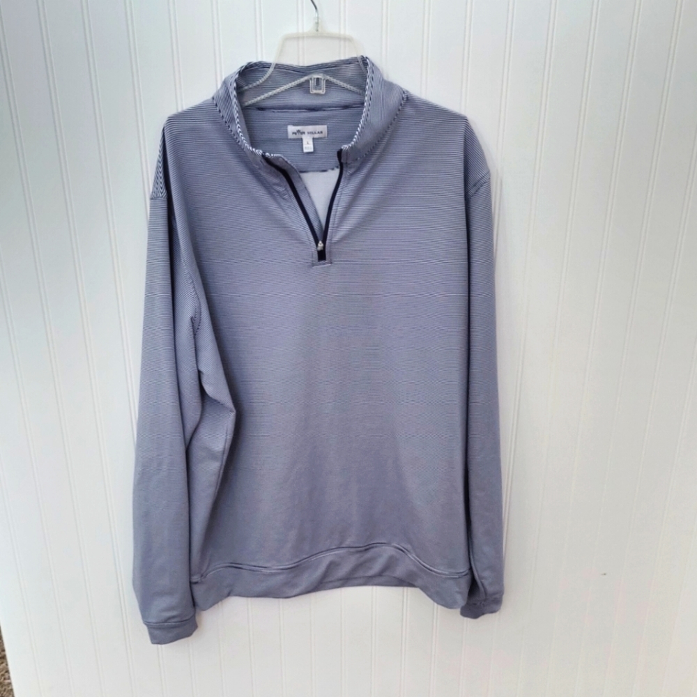 Peter Millar Gray Quarter-Zip Jacket - image 2